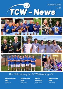 TCW News 2026 TC Wettenberg Tennisclub Gießen