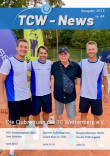 Tennisclub Wettenberg Gießen TCW News 2023 Onlineversion